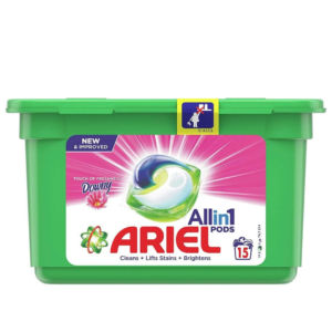 Ariel Washing Liquid Pods Touch of Freshness Downy 15Pcs
